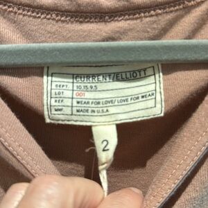 Current/Elliott Tan/Blush cotton dress NWT